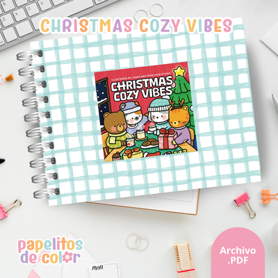 🎄✨ Libro para pintar Christmas Cozy Vibes ✨🎄