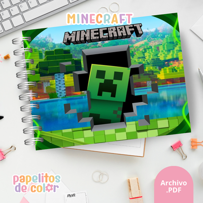⛏️🟩 Libro para pintar Minecraft 🟩🎨