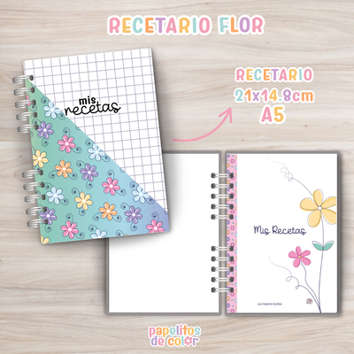🌸🍰 Recetario Flor🍰🌸