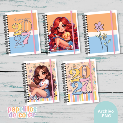 📘✨ Pack de 17 Portadas 2027 – Kit 30 ✨📘