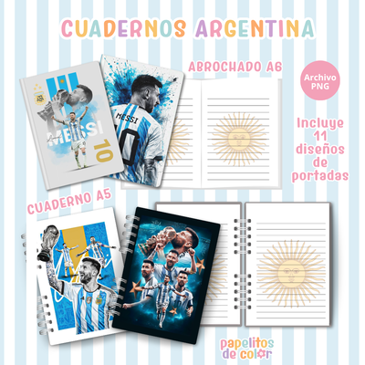 🇦🇷 Cuadernos Selección Argentina 🇦🇷