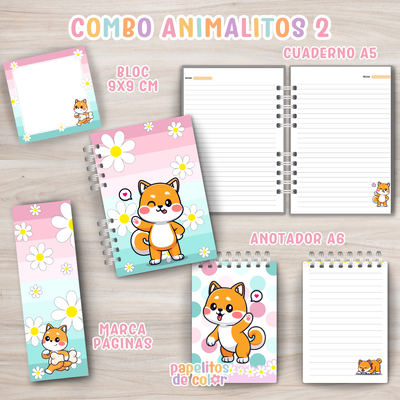 🐾 Combo Animalitos Vol.2 🐱🐶🌵