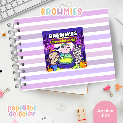 🤎✨ Libro para pintar Browmies ✨🎨