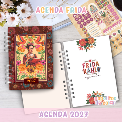 🌺📖 Agenda Frida 2027 ✨🖊️
