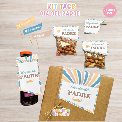 🏆 Kit Tags Día del Padre VOL. II – Picadas & Cervecita 🍺🥜