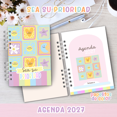 📅 Agenda Sea Su Prioridad - Diaria 2027✨