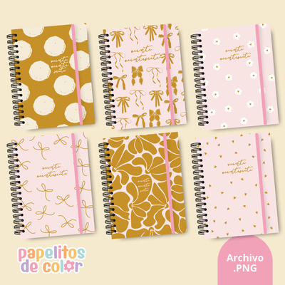 Pack 24 Portadas Agendas – Kit 19✨