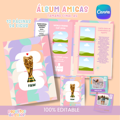⚽ Álbum Mundial - Día del Amigo ✨