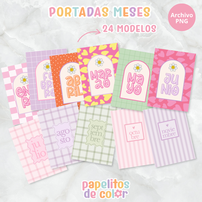 📅 Pack 3 – Portadas Mensuales✨