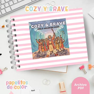 🎨🍂 Libro para Pintar Cozy & Brave ✨