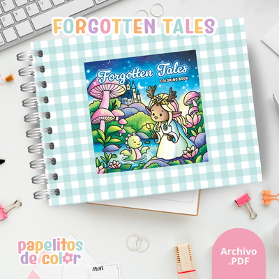 🏰📖 Libro para Pintar Forgotten Tales  ✨
