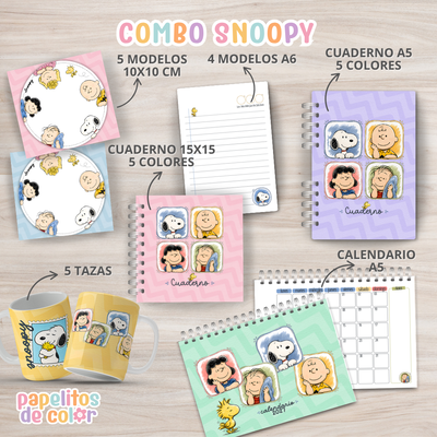 🐶💛 Combo Snoopy 🎀✨