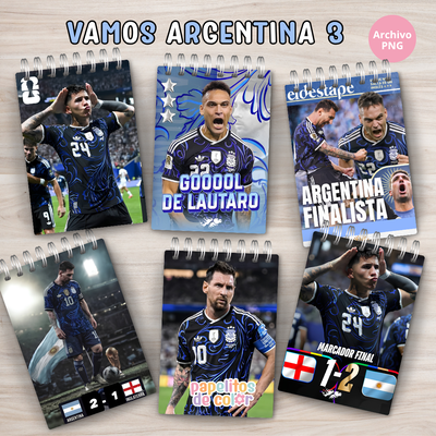 kit anotadores Vamos argentina vol.3