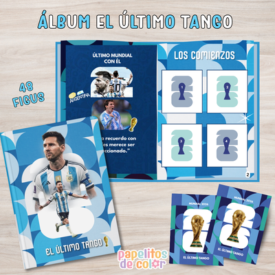 ⚽💙 Álbum de Figuritas El Último Tango 🏆🐐