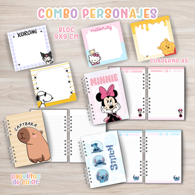 🌈✨ Combo Personajes🩷📚