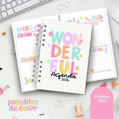 Agenda Wonderfull 2026  🌟✨