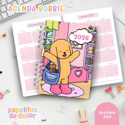 Agenda Diaria Bobbie Goods 2026🐻✨