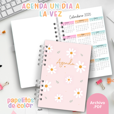 ✨Agenda Un Día a la Vez 2026 🌸