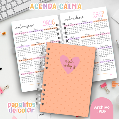 🌿Agenda Calma 2026✨