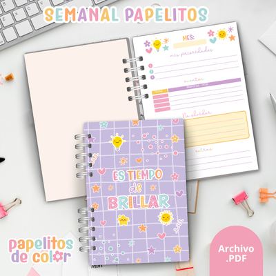 🩷Agenda Semanal - Papelitos⭐