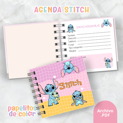 💫 Agenda Stitch 2026 (15x15 cm)