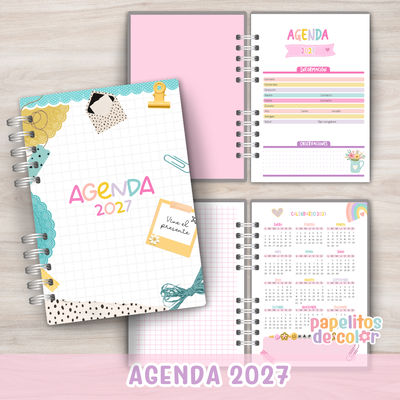 ✨ Agenda Brillar Diaria - 2027 ✨