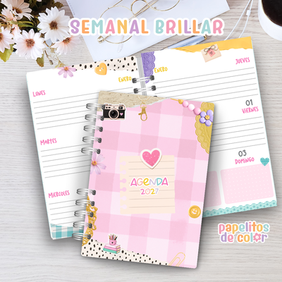 ✨Agenda Brillar Semanal -  2027✨