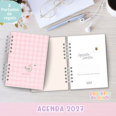 ✨Agenda Jardin 2027 - Diaria🌸