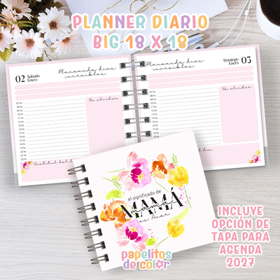 💕 Planner Diario Magnolia 2027 