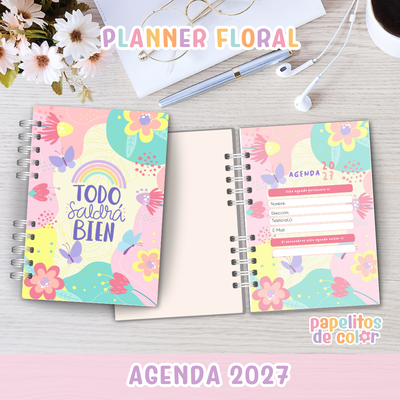 ✨Agenda Planner Floral 2027 🌸
