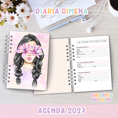 📖 Agenda Diaria Gimena 2027 💖