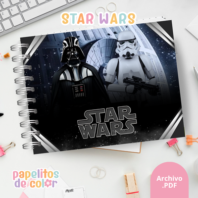🎨 Libro para Pintar de Star Wars ⭐🚀