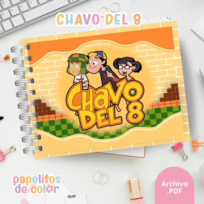 🎨 Libro para Pintar de El Chavo del 8 🏠💛✨