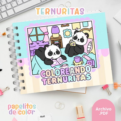 🎨 Libro para Pintar de Ternuritas 🧸🌸💖