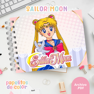 🎨 Libro para Pintar de Sailor Moon 🌙✨