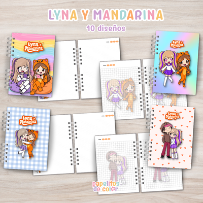 ✨Cuadernos Lyna y Mandarina 💕📚