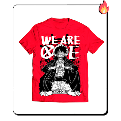 Remera One Piece Luffy We Are One