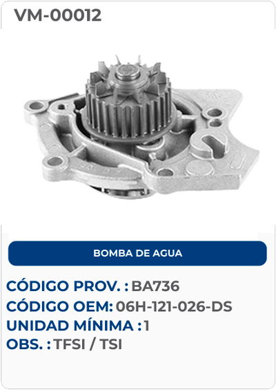 BOMBA DE AGUA