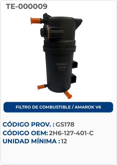 FILTRO DE COMBUSTIBLE / AMAROK V6