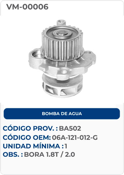 BOMBA DE AGUA