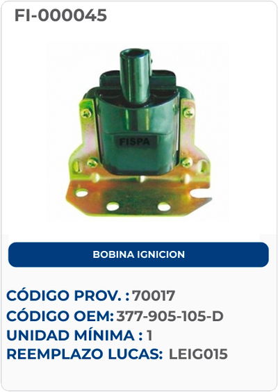 BOBINA IGNICION