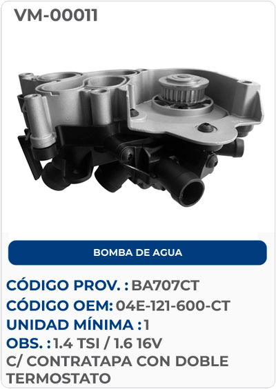 BOMBA DE AGUA
