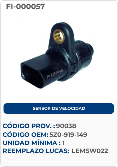 SENSOR DE VELOCIDAD