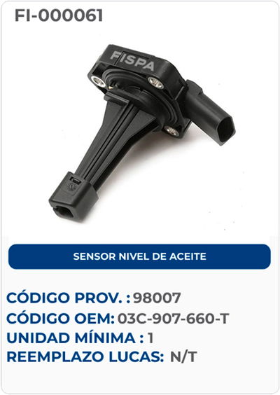 SENSOR NIVEL OE ACEITE