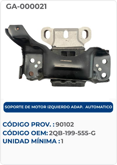 SOPORTE DE MOTOR IZQUIERDO ADAP. AUTOMATICO