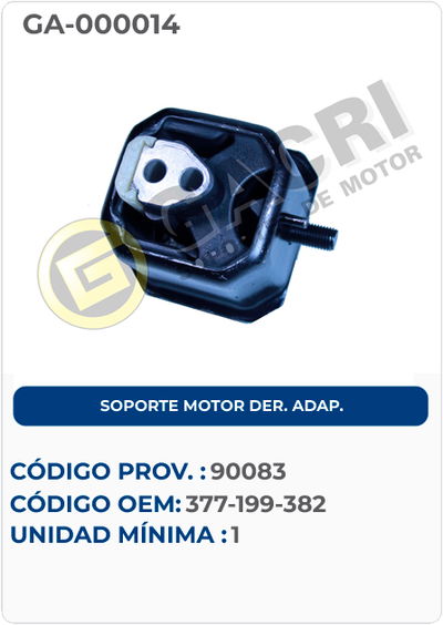 SOPORTE MOTOR DER ADAP.
