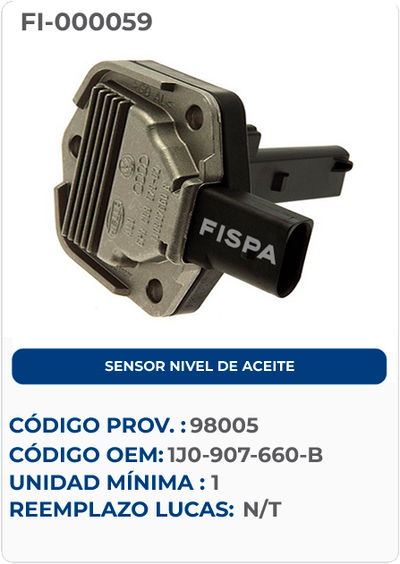 SENSOR NIVEL DE ACEITE