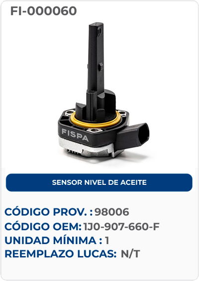 SENSOR NIVEL DE ACEITE