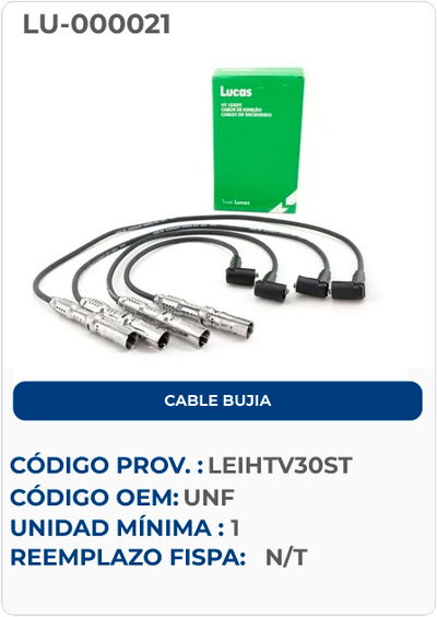 CABLE BUJIA