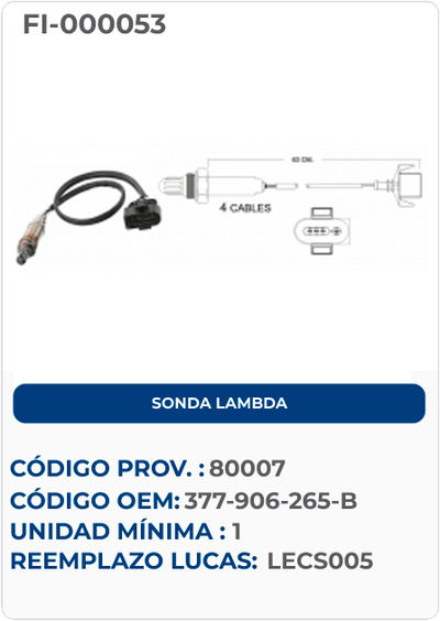 SONDA LAMBDA
